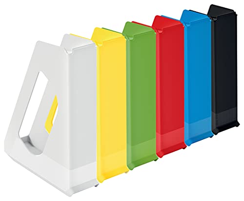 Porte-revues plastique rigide Esselte VIVIDA pour regrouper vos brochures et dossiers A4 - 4