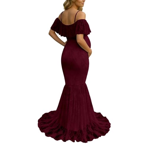Robe de photographie de grossesse fluide contre la chaleur - 4