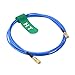 HangTon Microdot 10-32 UNF Male Cable for Accelerometer Transducer Acoustic Vibration Test Ultrasonic Sensor Flaw Detector Probe 2M