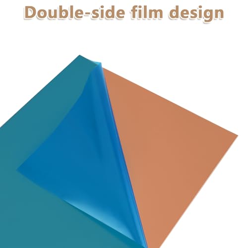 Zoforty ZFUS-COPPER-2PCS-8IN-221102 2Pcs Pure Copper Sheet 8 X 12 Inch 24 Gauge/0.5Mm Metal Copper Plate Film Attached Copper Plates thumb #2