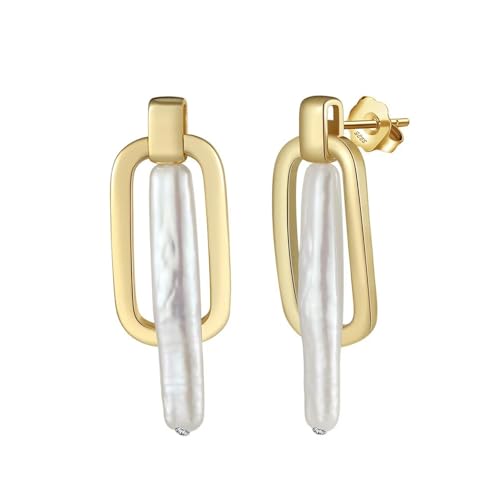 Boucles d'oreilles pendantes argent S925 perles, un bijou poétique pour femme