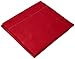 Lovely Casa T14820008 Alicia Taie avec Volant Coton Rouge 65 x 65 cm