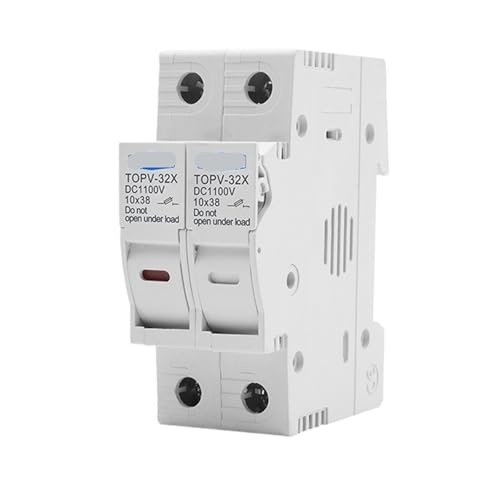 Base porte-fusible 2P photovoltaïque 1100V pour armoire électrique solaire