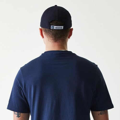 New Era MLB Seattle Mariners T-Shirt Hommes & Femmes Bleu foncé L