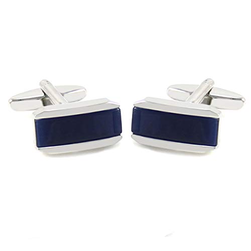 Manicura de Ojo de Gato Rectangular Azul Marina con Caja miniatura 5
