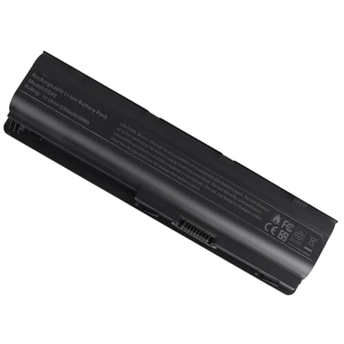 WoskjXas MU06 MU09 Batería Compatible con HP Compaq Presario CQ32 CQ42 CQ56 CQ57 CQ58 CQ62 CQ72 Pavilion G6 G7 G42 G56 G62 G72 DV6 DV7 DM4, 584037 001 593554 001 593562 001 HSTNN Q62C HSTNN LB0W