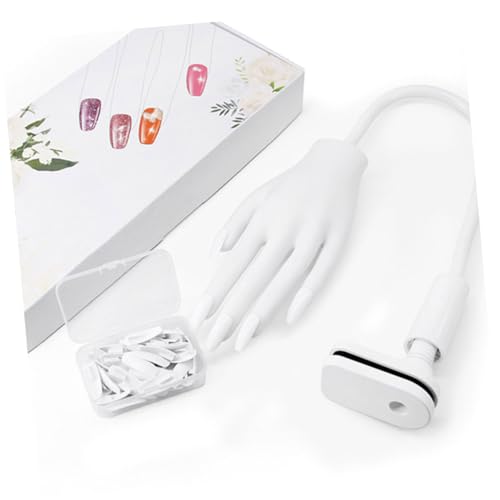 Main d'entraînement pour ongles réutilisable pour modelage de faux ongles