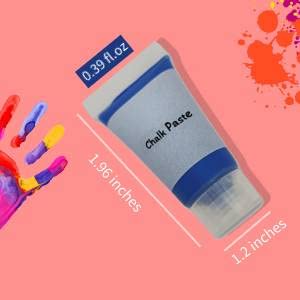 Dgaga 12 Color Chalk Paste Set,Screen Printing Ink,Starter Chalk Paste Paint For Stencil,Self Adhesive Silk Screen Stencils Paste,Chalkboard Paint For Silk Screen Transfers Diy Home Art Craft 10Mg/Jar #TOP4