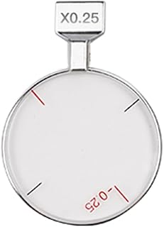 Optical Ophthalmic Optometry PH MR BL SS GF FL PL CL Trial Lens with Metal Rim (Color : 0.25X)