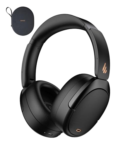 Edifier WH950NB Gen 2 Hybrid Active Noise Cancelling Headphones Wireless, Hi-Res Audio with LDAC, 8-Level ANC, Spatial Sound, 80H Playtime, Bluetooth 5.4, Foldable, 3.5mm AUX, Travel Case - Black