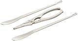 Apto para lavavajillas IBILI 781400 - Set Tenaza De Marisco Y 2 Tenedores INOX