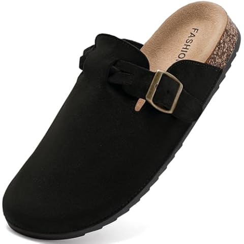 DDXYYDS Women's Suede Clogs Cover