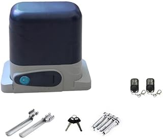 800 kg elektrischer Türantrieb mit automatischem Schiebezahnstangenantrieb for Privathaushalte Fernbedienung for den Öffner, WiFi-App-Steuerung Hochleistungsunterstützung(KIT 12)