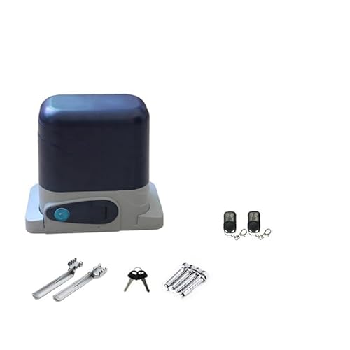 Kit di apertura per cancelli scorrevoli, 800KGS Operatore elettrico della porta azionamento automatico della cremagliera scorrevole residenziale con telecomando for il controllo app apri per famiglie,