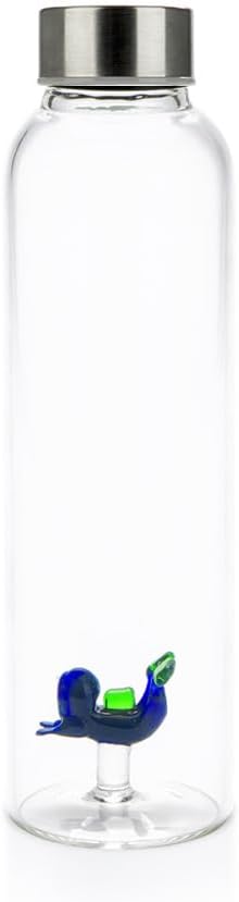 Balvi Scuba Water Bottle 0.5 L Stainless Steel Cap Non-Drip To Place On Your Nightstand Or Em