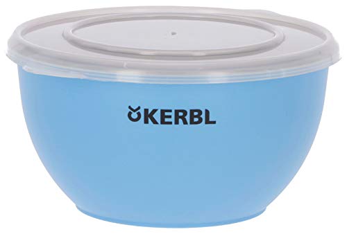 Kerbl Pet Edelstahlnapf Set mit Deckel blau, 550ml/900ml/1200ml