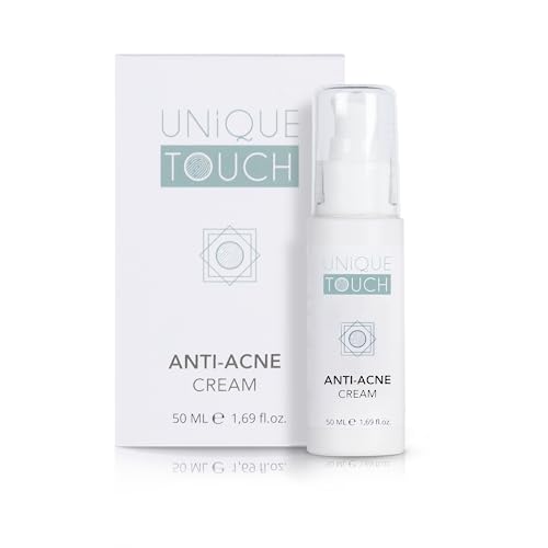 Unique Touch Anti-Acne Cream Skin Care Face Moisturizer Minimizes Dryness Skin Barrier For Smoother Brighter Tigher Skin 50 Ml 1,69 Fl.oz. #TOP3