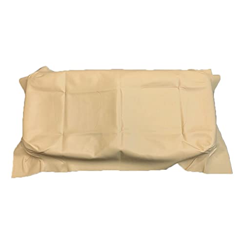 A.A Buff Front Seat Cover Set for Club Car DS 2000.5-Up Golf Cart 101998201, 102060501 (Complete Set, Buff)