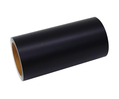 シルエットカメオ・ステカSV-12対応 再剥離カッティング用シートCX屋外短期用 305mm×10m 貼った後はがしやすい 短期ショーウィンドウや短期看板に最適 (黒(ブラック))