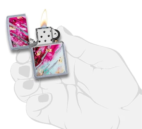 Encendedor Zippo clásico elegante diseño Patina miniatura 3