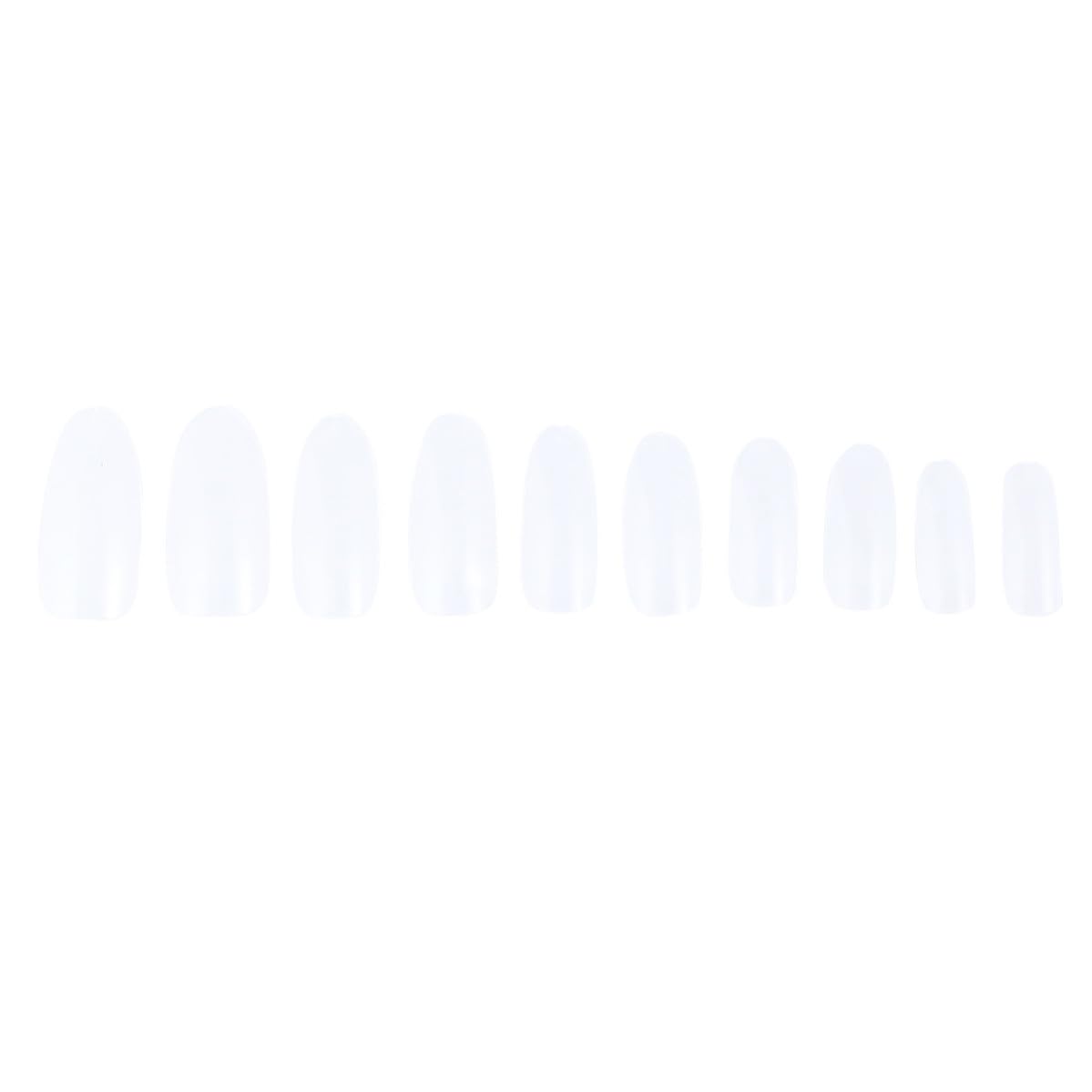 Fake Nail Tips Plastic 500pcs Oval Full Cover for DIY Nail Art