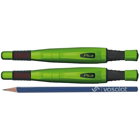 vasalat Pica Big Dry Set of 2 Carpenter's Pencils Automatic Cover