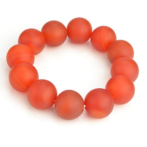 Bracelet en perles d'agate rouge et minéraux YZCIS luxe