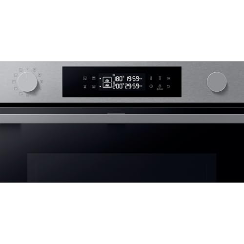 SAMSUNG Four encastrable pyrolyse NV7B45305AS dual cook flex,76 litres, wifi