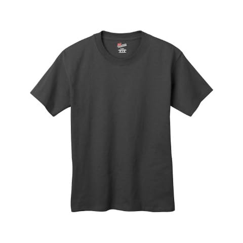 Hanes Youth Tagless® Black T-Shirt - Large Cover