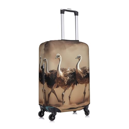 Ostrich Elastic Travel Luggage Cover, Washable Spandex Suitcase Protector, Anti-Scratch Fits 18-32 Inch3