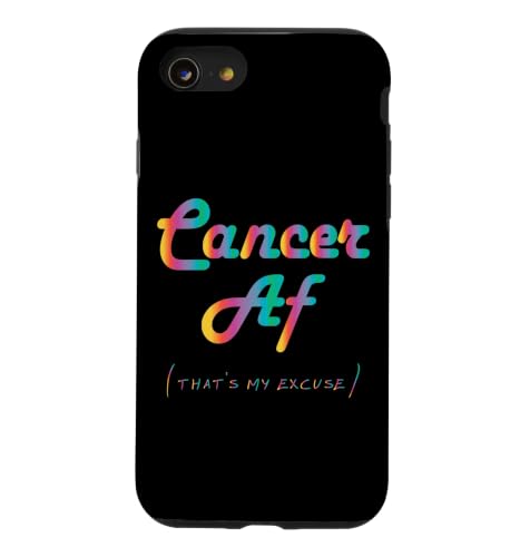 Cancer AF That's My Excuse �z���X�R�[�v �ʔ��������T�C�� �X�}�z�P�[�X iPhone SE (2020) / 7 / 8 �p