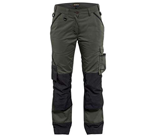 Blaklader 71541835 DAMEN-GARTENHOSE, Armeegrün / Schwarz, grootte C36