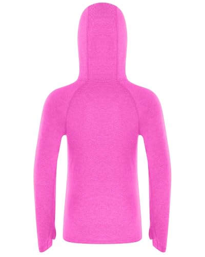 Image of Roadbox Boys Rash Guard UPF 50+ Sun Hoodie Kids Fishing Shirt Long Sleeve
