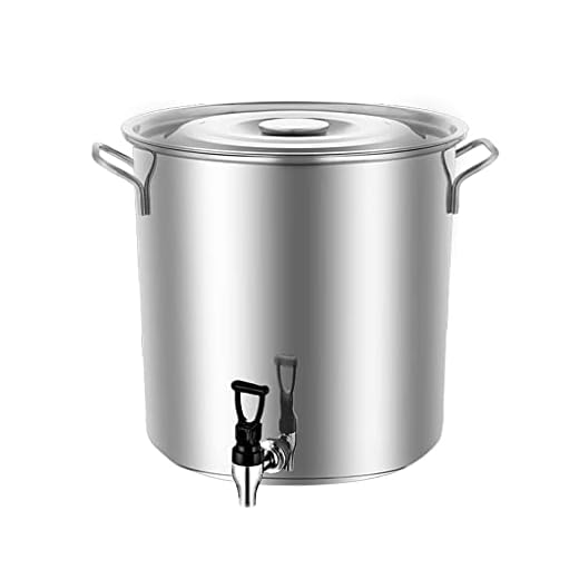 Kastruller Stockpots, stor Stock Pot (med kran), vertikal pottlock, rostfritt stålpottpottpott (6.2L-90L), lämplig för alla spis (Size : 50cm*50cm(90L))