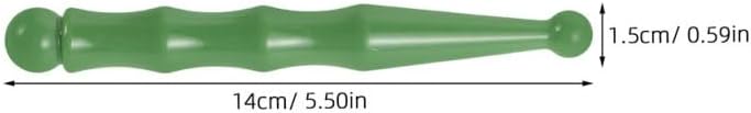 Ipetboom 2pcs Acupuncture Pen - Gua Sha Massage Tool Resin Pressure Point Stick for Foot and Facial Acupressure Relaxation Therapy Portable Manual Massager - 5.5x0.6in