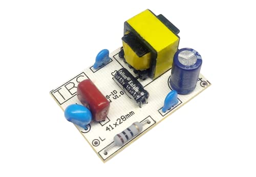 Image of TECHNOBEAM 12W BIS Certified Isolated Driver 36V-300mA with Red & Black Wire for Cob, Splot, Garden and Panel Lights (Pack of 4)