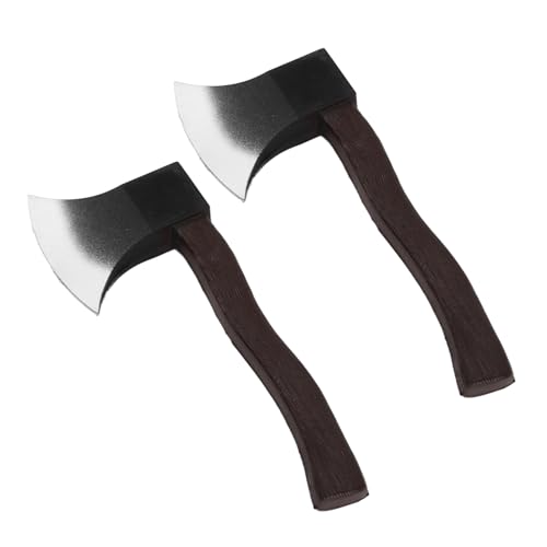 Hztyyier Langlebige PU Realistic Hatchet Toy Requisiten, Geeignet für Filmrequisiten und Cosplay, Großartige Geschenkauswahl für Axtsammler und Spielbegeisterte