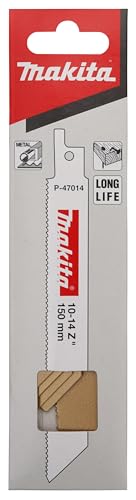 Makita Reciprocating Blade Bi-Metal 150 mm 10 P-6635 14Z (47014), Black, 60 x 450 mm - Image 2