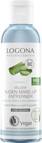 Bio Augen Make-up Entferner von LOGONA Naturkosmetik mit Bio-Aloe Vera und Mandel-Öl, Enfernt wasseâ€¦ – Miniatur