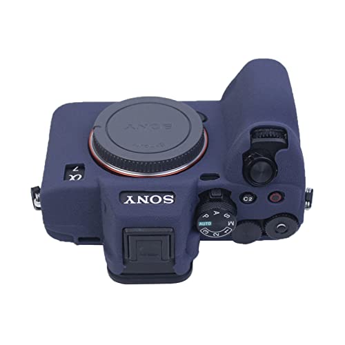 Funda de silicona para cámara Sony Alpha 7 IV, azul miniatura 4