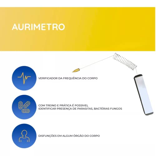 Equipamento Bioressonância Aurimetro + Selo Energético