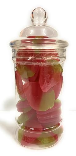 Giant Strawberries Gift Jar by Dolci Di Lechlade Pick n Mix Classic British Retro Sweets Traditional Sweet Shop Candy - Image 2