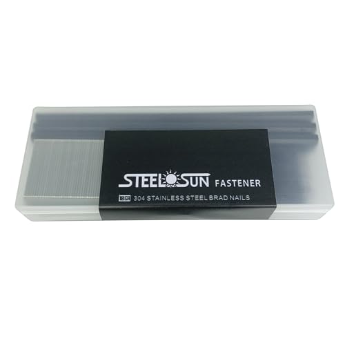 SteelSun 18Ga Brad Nails Kit Galvanize Brad Nail/Stainless Steel Brad Nail with Pencils and Waterproofe Notebook (Brad Nails/Pencils/Waterproof Note Book, 304 Stainless Steel, 1-1/2") by Generic - Used condition - CA$16.50