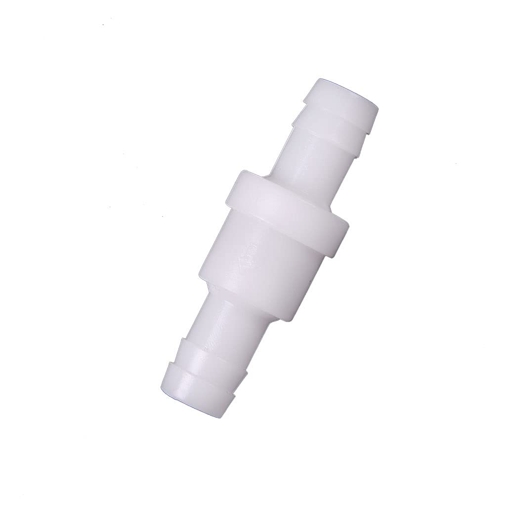 Clapet anti-retour en ligne 4mm en plastique blanc étanche pour transfert de fluides
