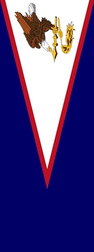 Drapeau Samoa américaines vertical pour remplacer vos pavillons usés - 2