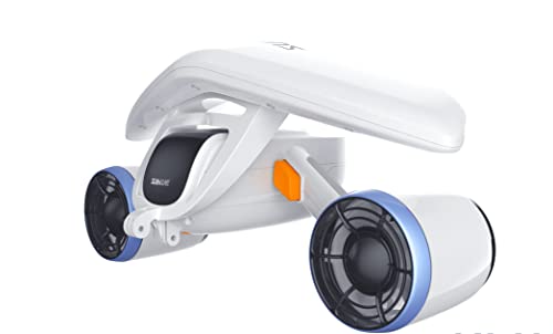 Sublue - Scooter sous Marin Whiteshark Mix - Artic White - pour Le Snorkeling ou la Plongée Bouteille - Jusqu’à 5,4 km/h – Profondeur Max 40m – Autonomie 30 Minutes