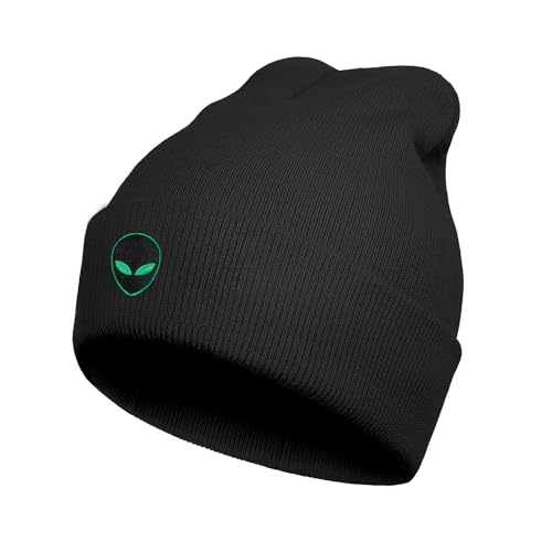 Image of Cool Graphic Beanie for Men and Women - Black