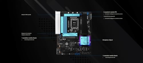 ASRock Scheda madre B860 Pro RS Intel Core Ultra DDR5 8...