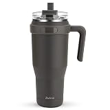 Zukro 50 oz Mug Tumbler With Handle And 2-in-1 Straw Lid, Insulated Stainless Steel Large Leak Proof