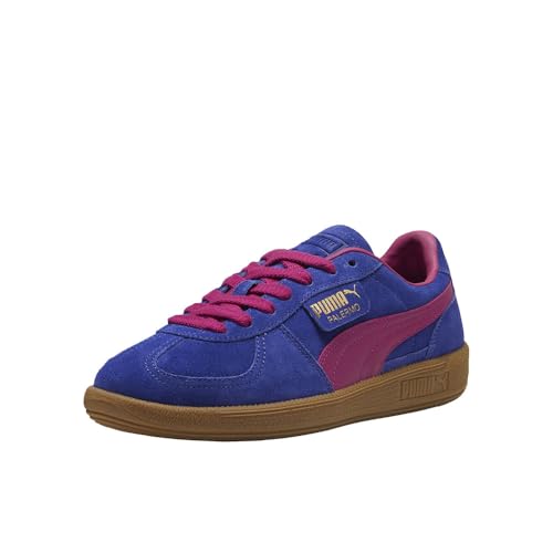 PUMA PUMA Womens Palermo Sneakers, Lapis Lazuli/Magenta Gleam/Gum 6.5 Medium